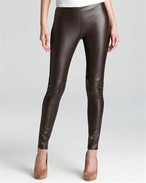 michael kors green leggings|Michael Kors faux leather leggings.